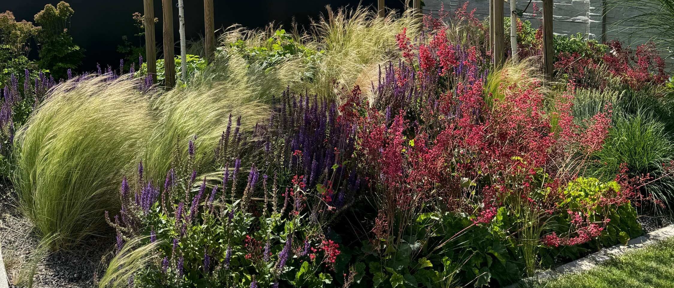 Design and implementation of gardens - design, planting and modern exterior landscaping
