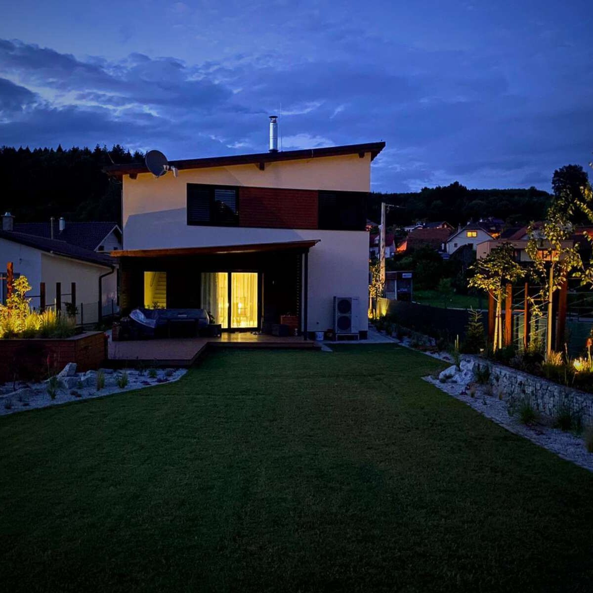 Garden construction in Trnovo by Dream Garden - comprehensive garden design with landscaping, planting of ornamental plants and trees