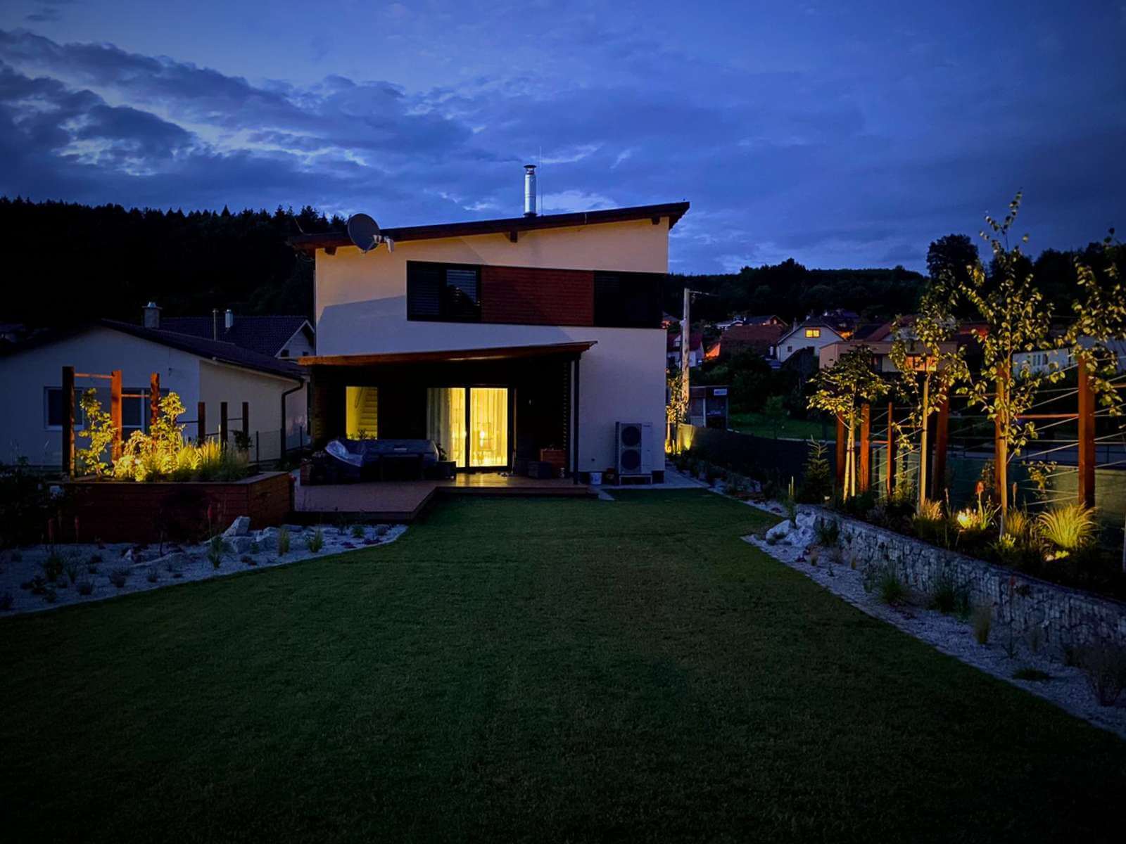 Garden construction in Trnovo by Dream Garden - comprehensive garden design with landscaping, planting of ornamental plants and trees