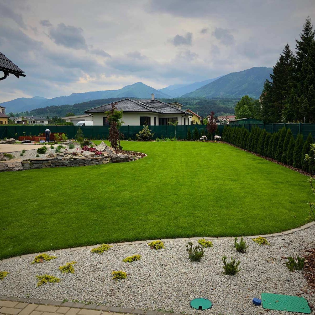 Garden in Varín by Dream Garden – modern garden design with raised beds