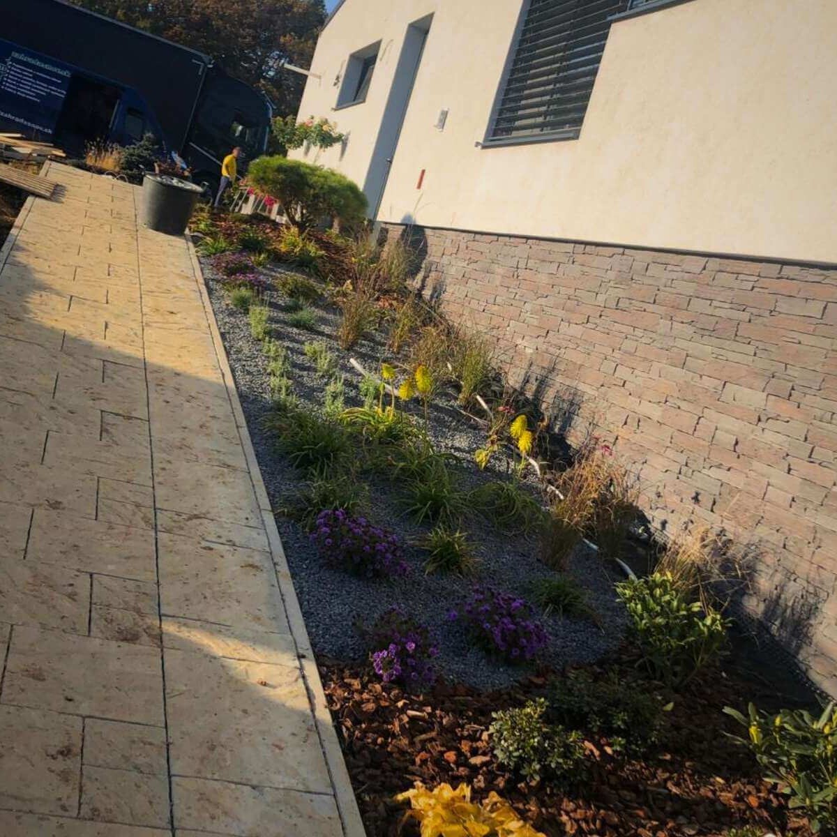 Implementation of flower beds in the garden - landscaping, planting plants and creating aesthetic flower or vegetable beds from Dream Garden