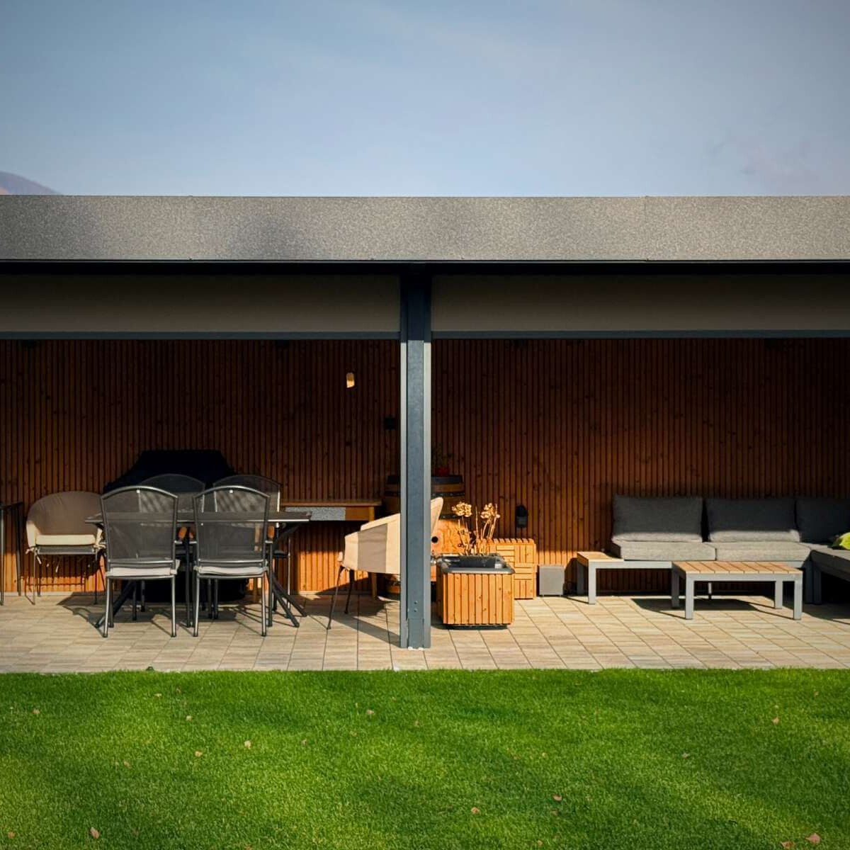 Pergola s posedením od Dream garden.