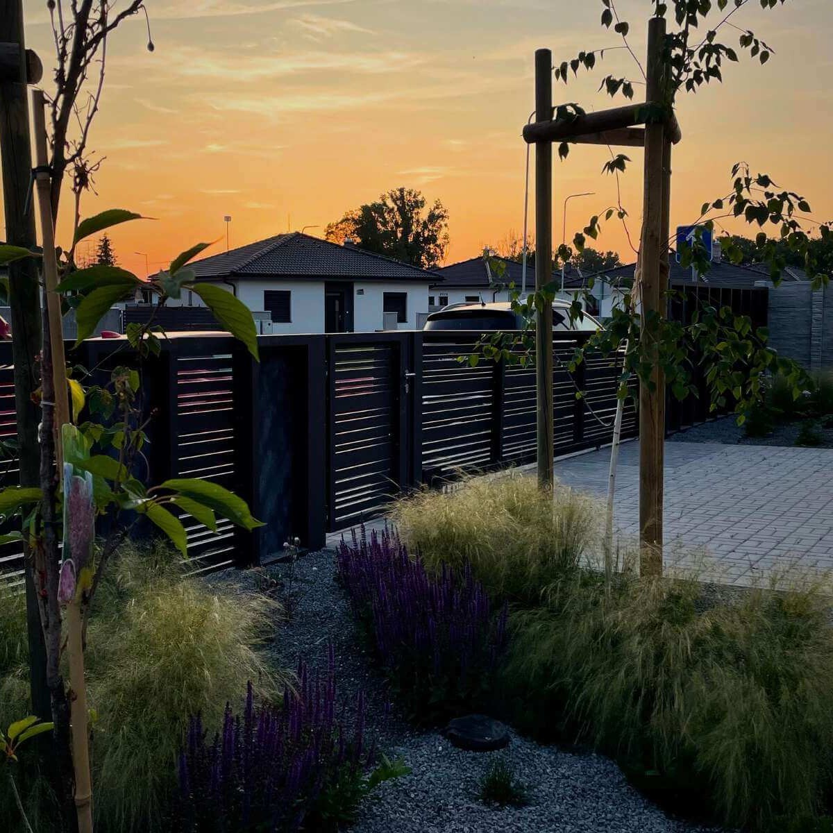 Evening in a modern garden in Legnica from Dream Garden