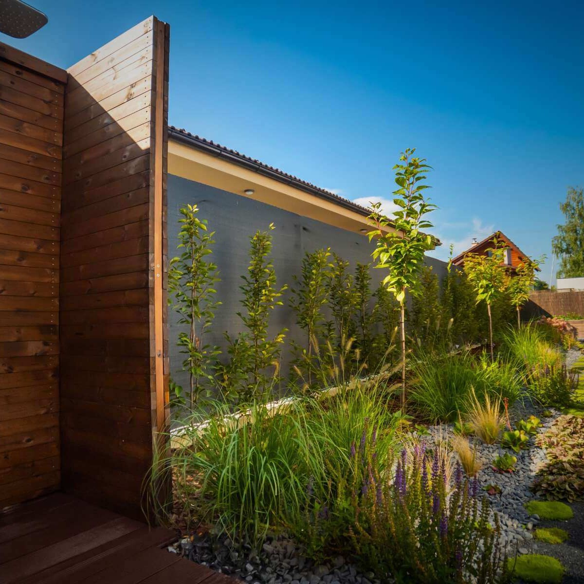 Modern garden by Dream Garden with garden shower