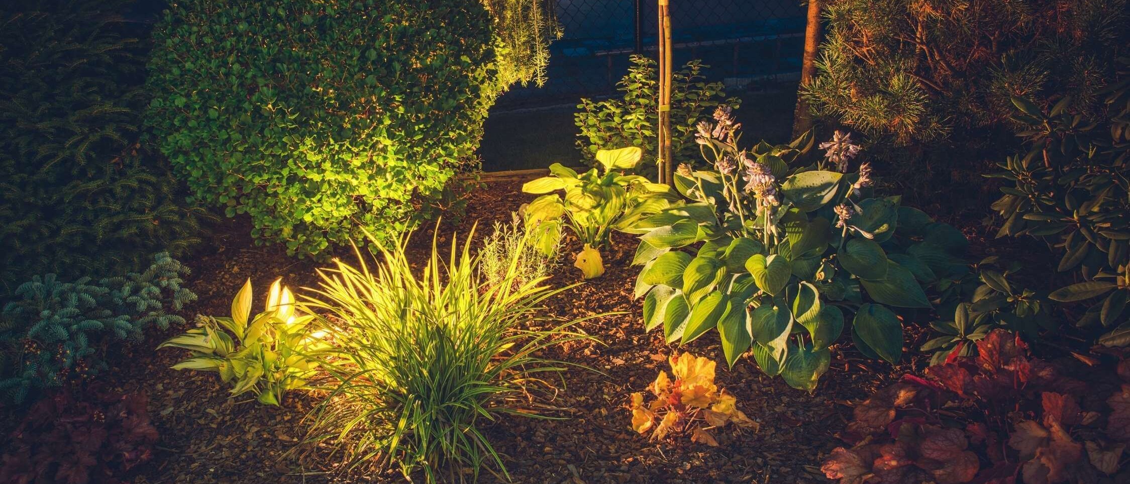 Modern garden pathway lighting for safe movement and highlighting the exterior
