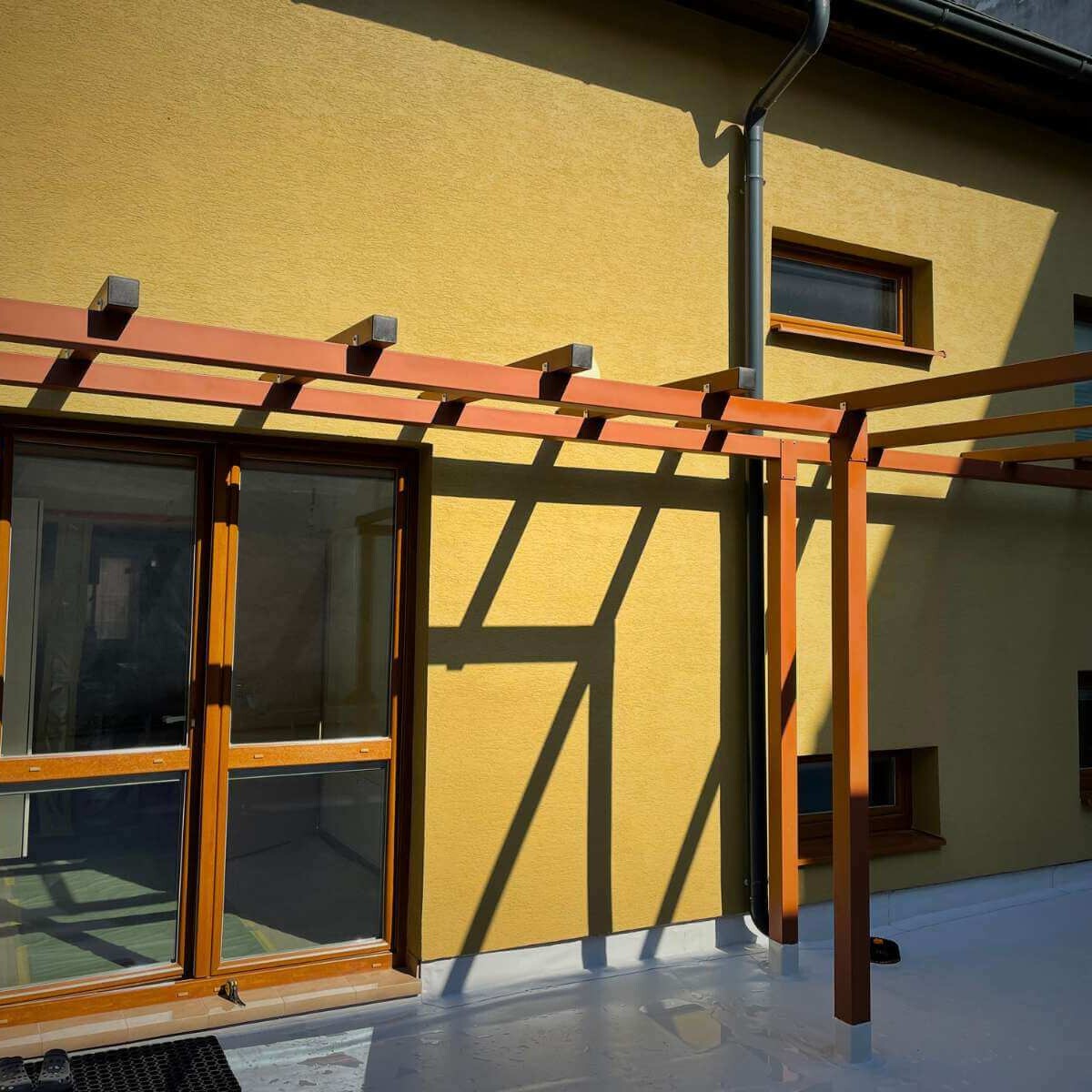 Construction for an outdoor terrace from Dream Garden - preparation of the supporting foundation