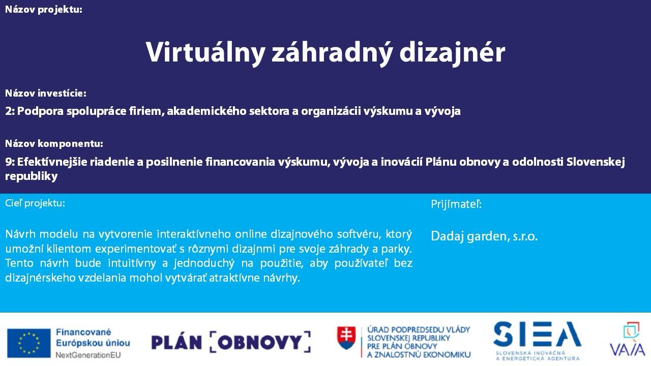 Virtuálny záhradný dizajnér